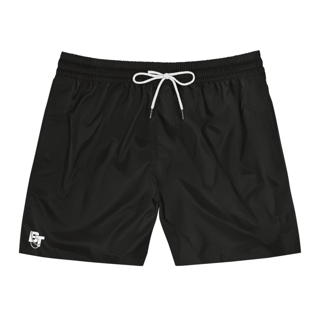 Blue Crab Graphic Swim Shorts Black