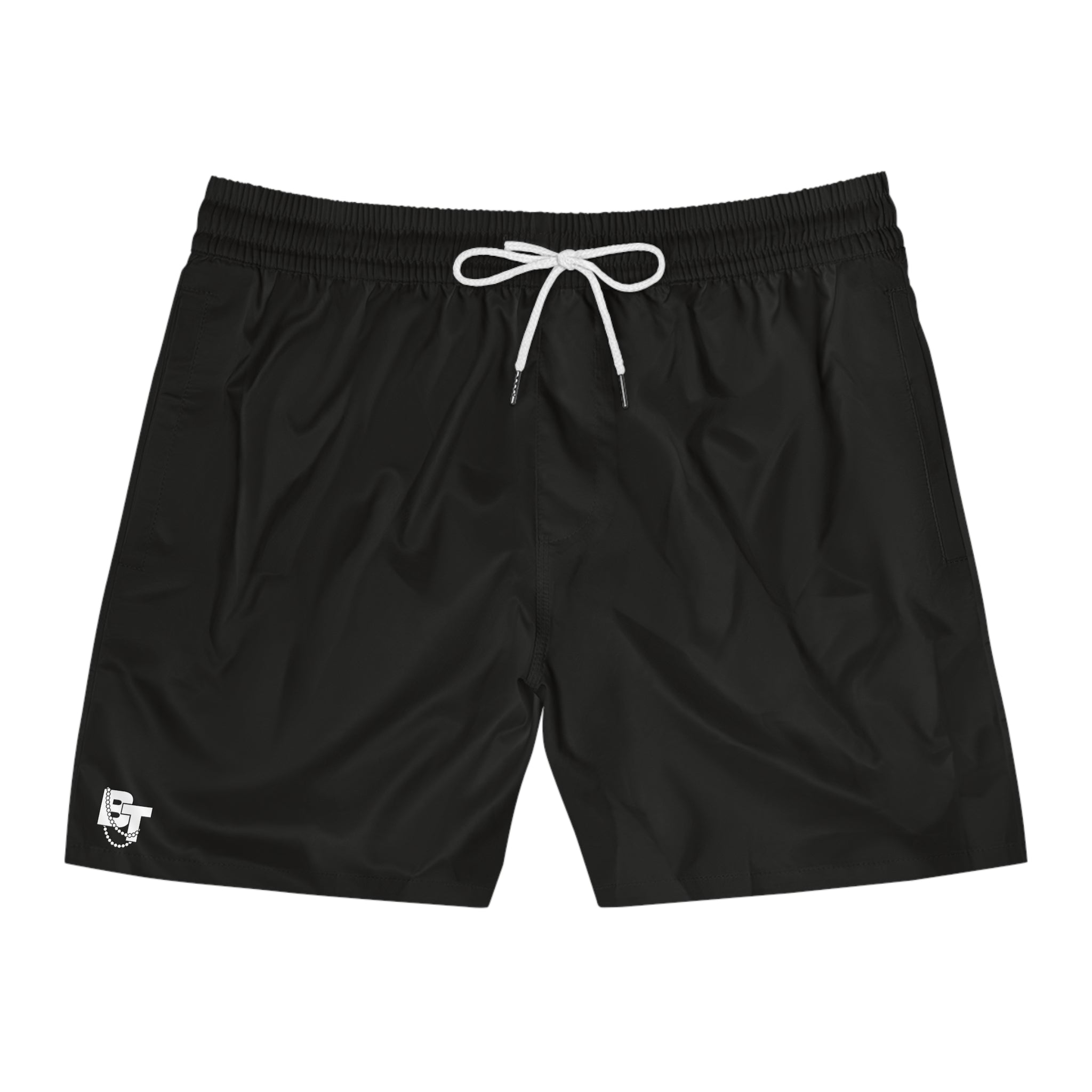 Blue Crab Graphic Swim Shorts Black