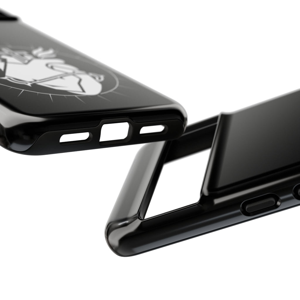 Sacred Heart Cross Phone Case — Faith-Inspired Christian Armor for iPhone