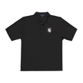 Embroidered Heart Crest Polo Shirt — Subtle White Chest Logo