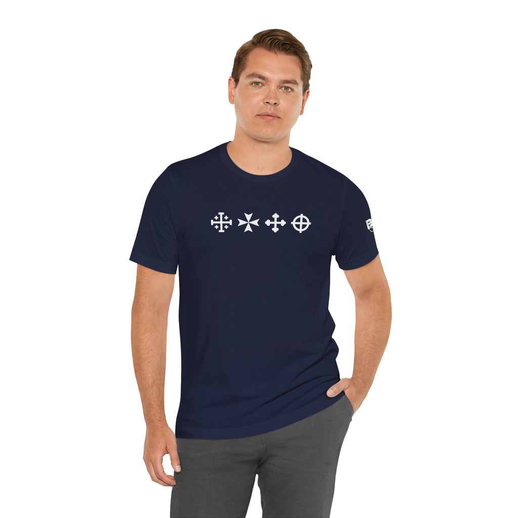 Four Crosses Unisex Short Sleeve Tee
