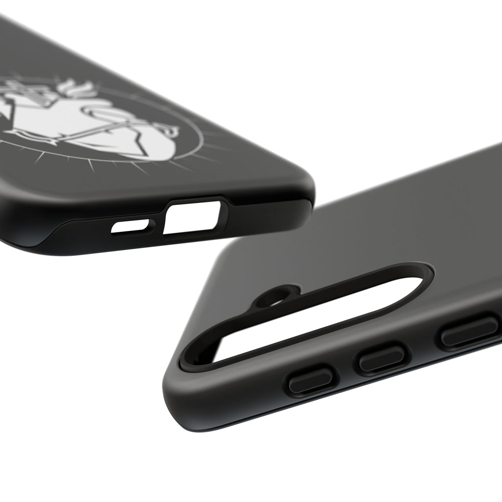 Sacred Heart Cross Phone Case — Faith-Inspired Christian Armor for iPhone