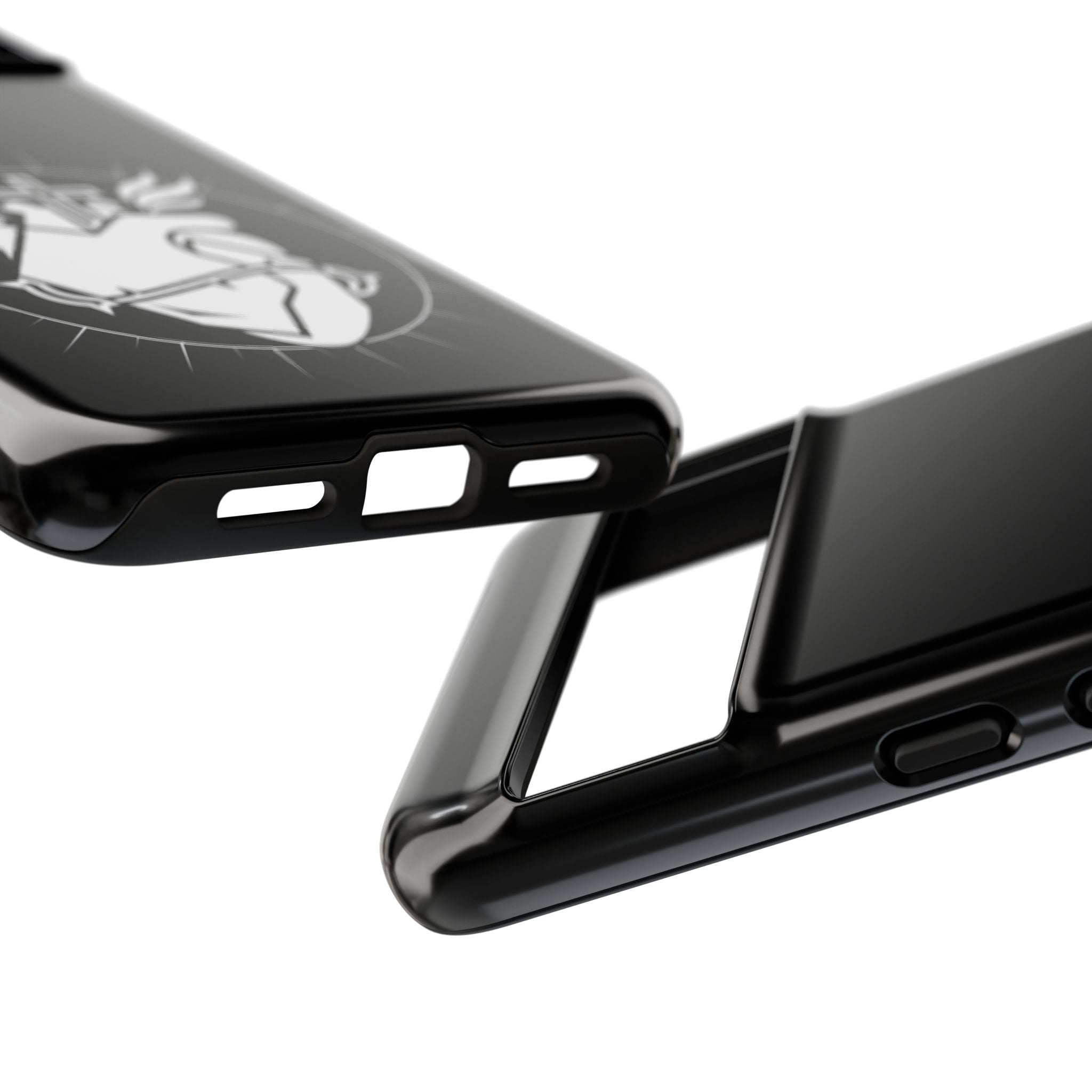Sacred Heart Cross Phone Case — Faith-Inspired Christian Armor for iPhone
