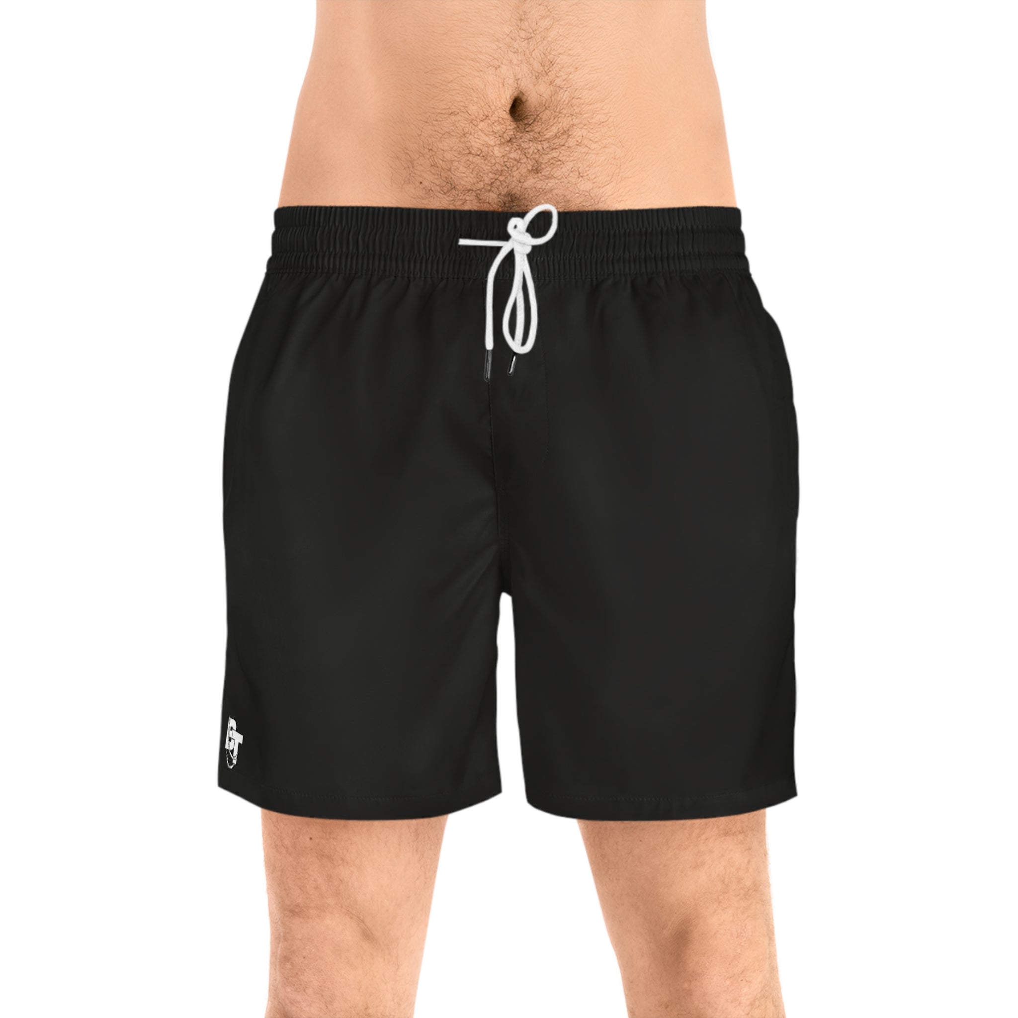 Blue Crab Graphic Swim Shorts Black