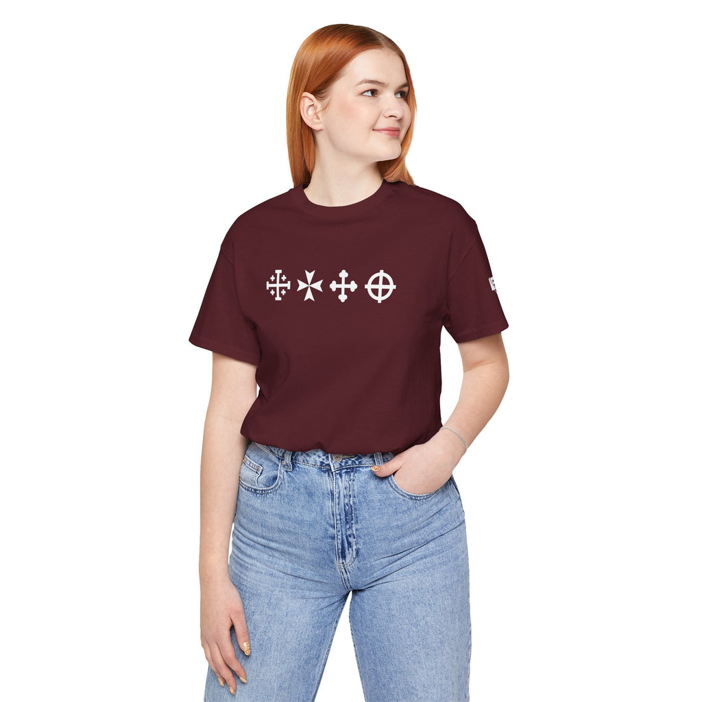 Four Crosses Unisex Short Sleeve Tee