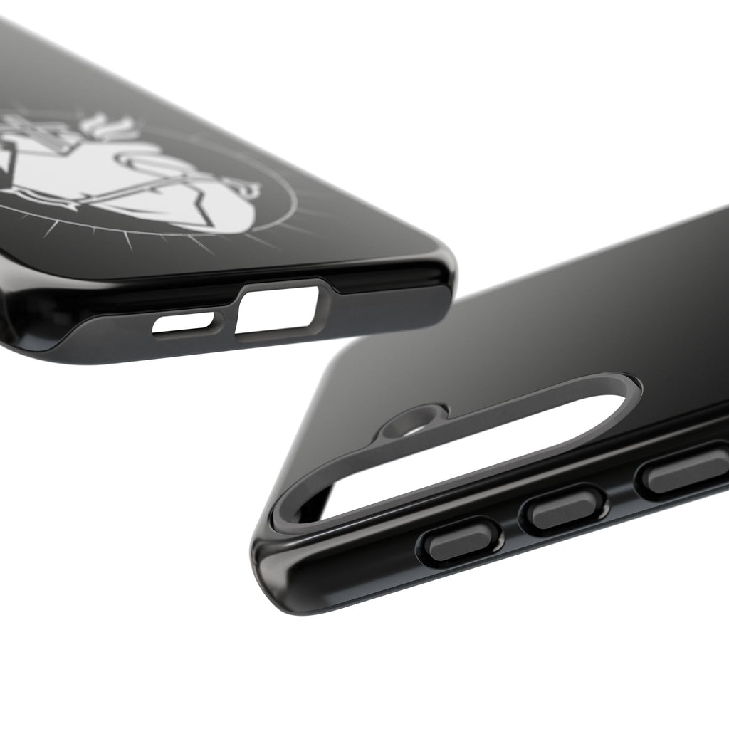 Sacred Heart Cross Phone Case — Faith-Inspired Christian Armor for iPhone