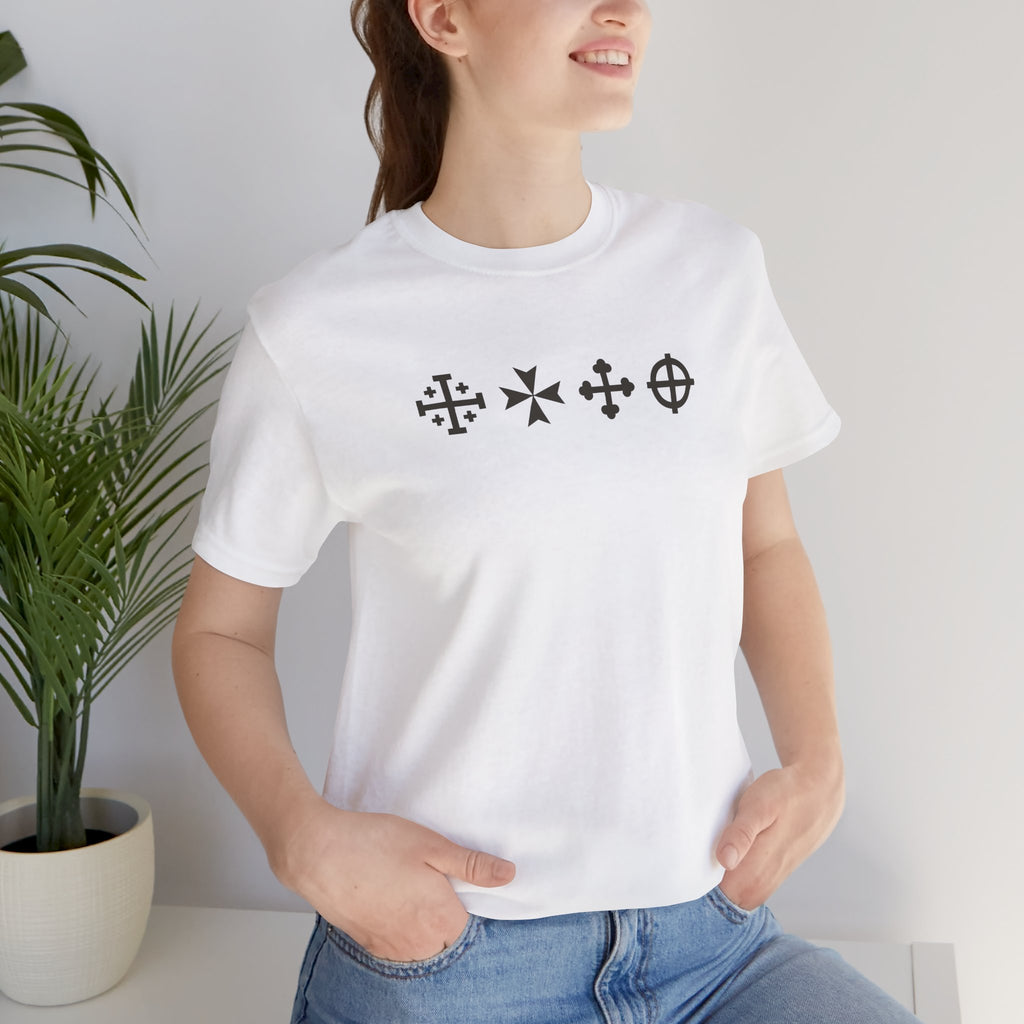 Four Crosses Unisex Short Sleeve Tee